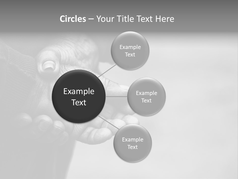 Person Old Grey PowerPoint Template