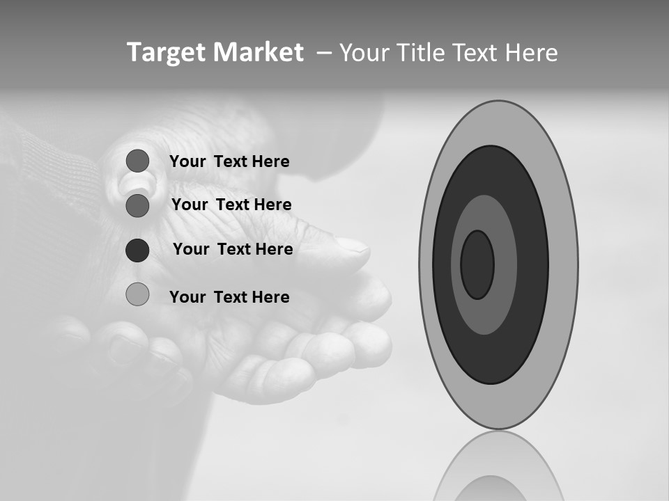 Person Old Grey PowerPoint Template