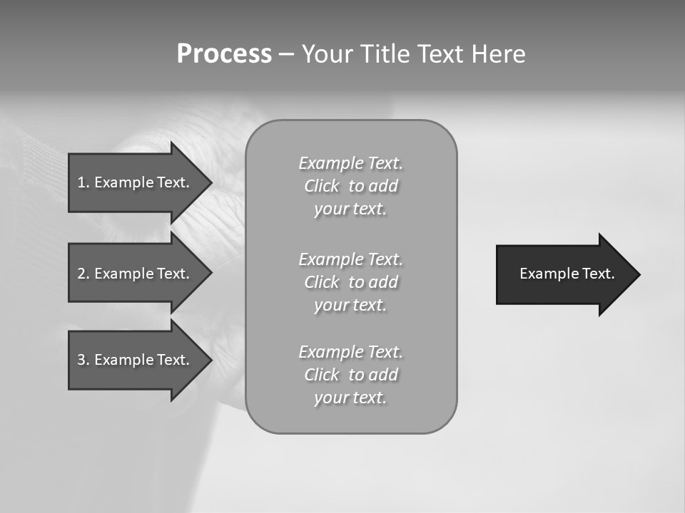 Person Old Grey PowerPoint Template