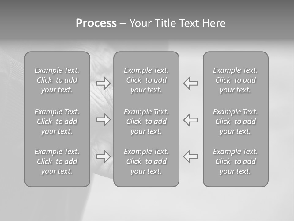 Person Old Grey PowerPoint Template