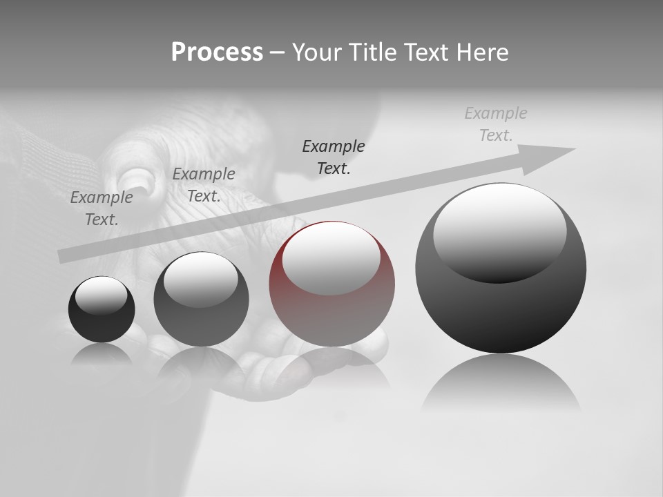 Person Old Grey PowerPoint Template