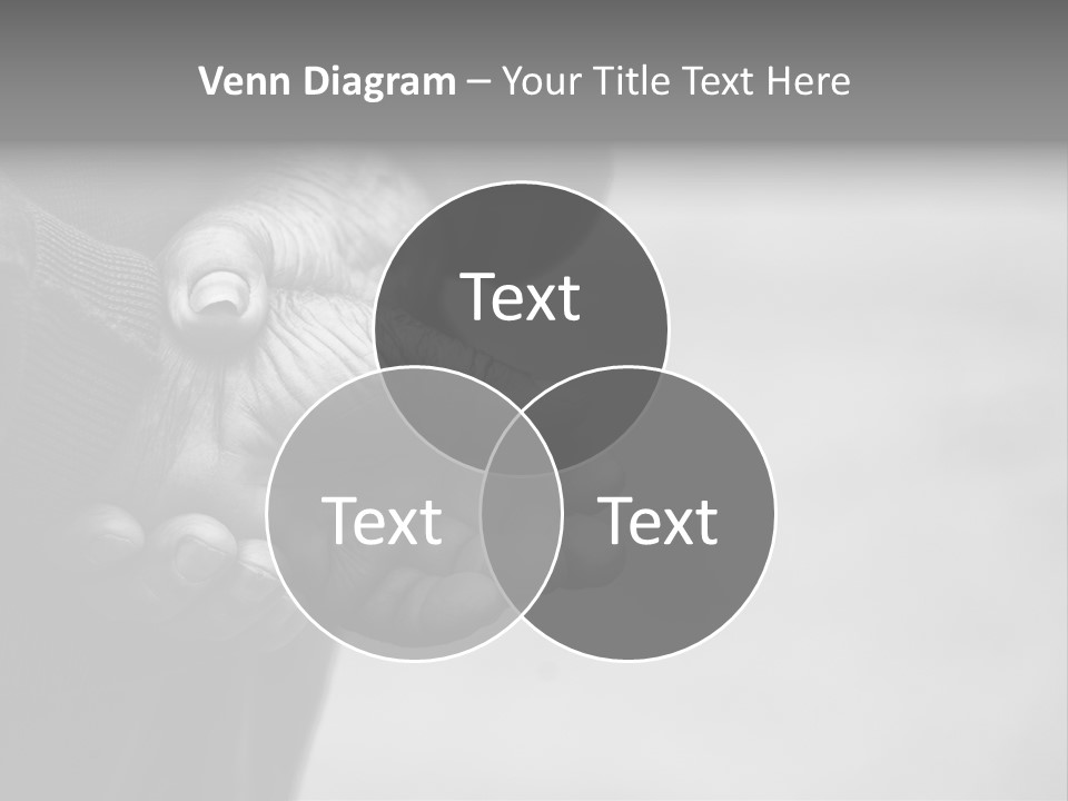 Person Old Grey PowerPoint Template