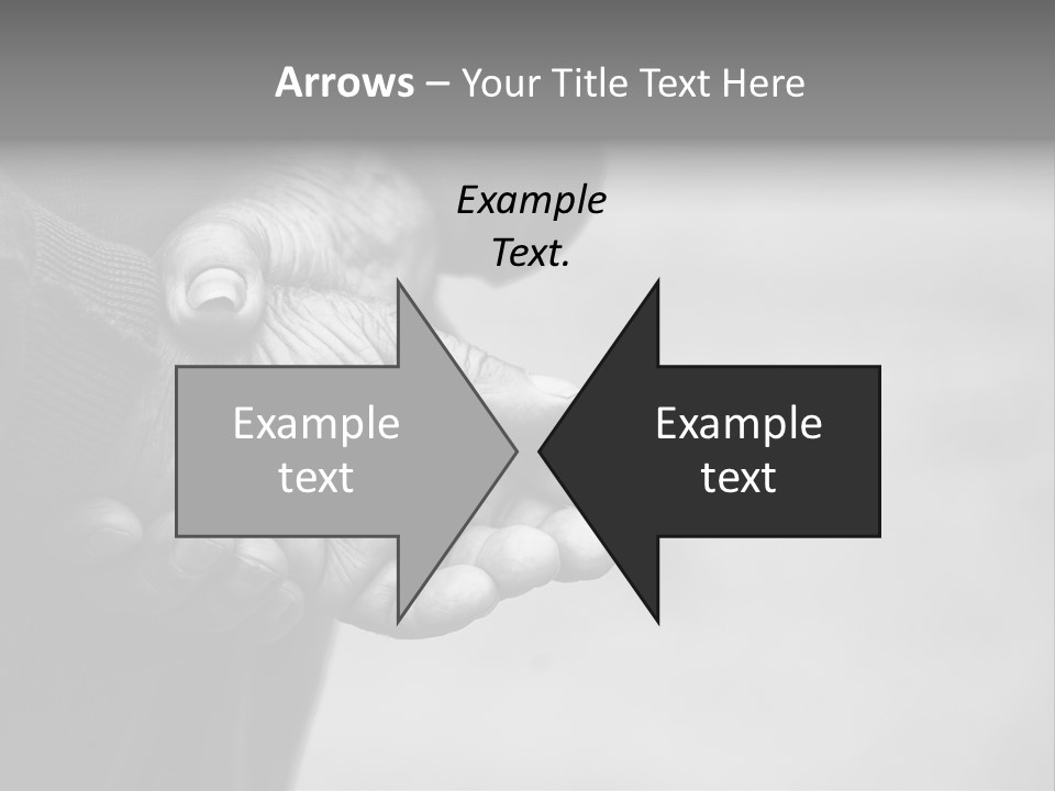 Person Old Grey PowerPoint Template