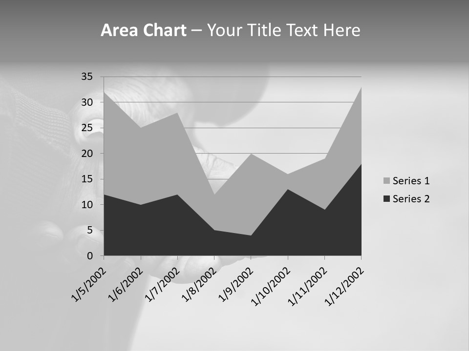 Person Old Grey PowerPoint Template
