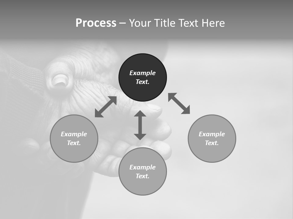 Person Old Grey PowerPoint Template