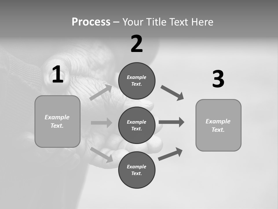 Person Old Grey PowerPoint Template
