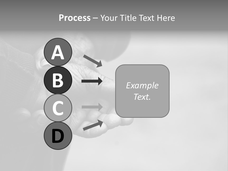 Person Old Grey PowerPoint Template