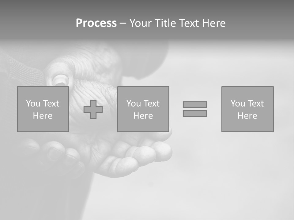 Person Old Grey PowerPoint Template