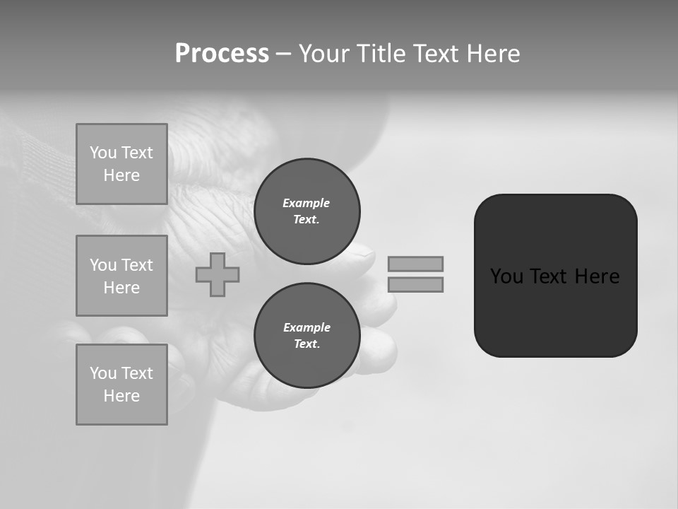 Person Old Grey PowerPoint Template