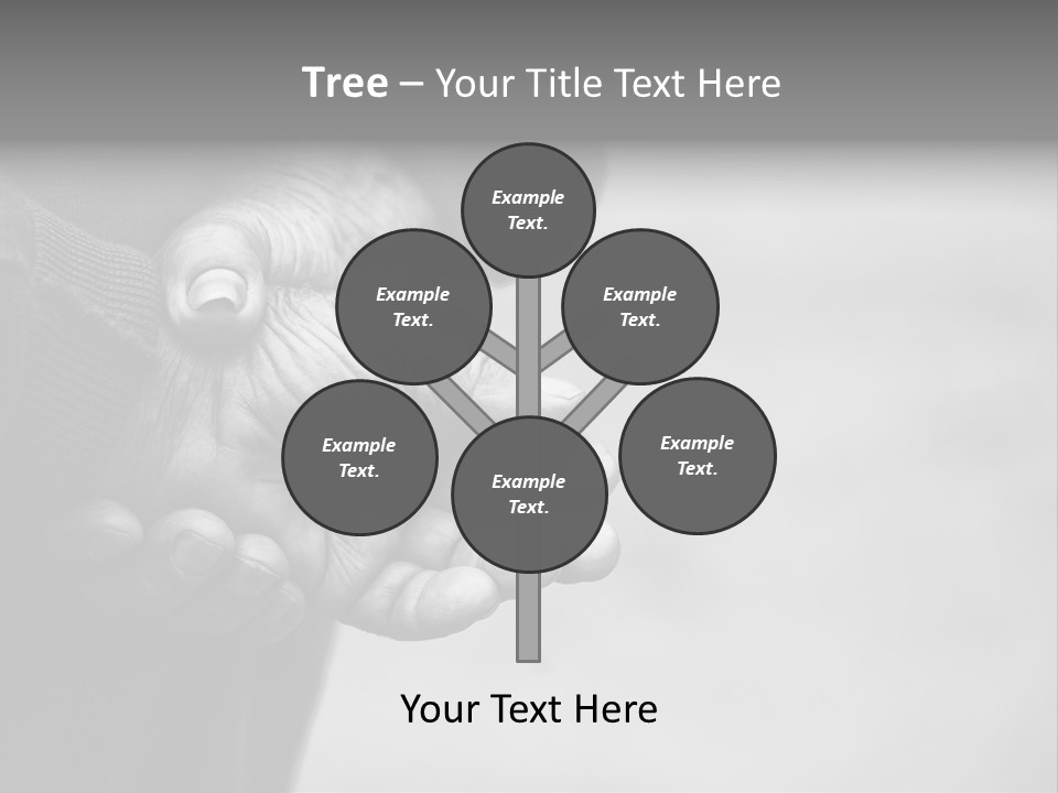 Person Old Grey PowerPoint Template
