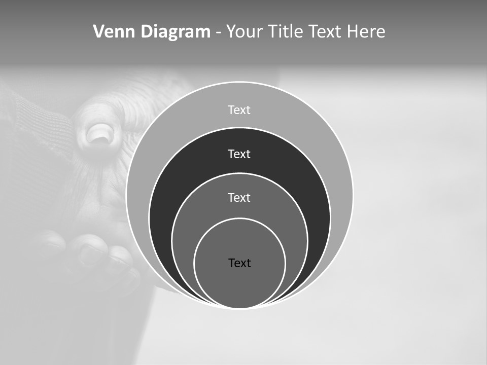 Person Old Grey PowerPoint Template