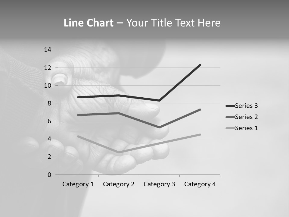 Person Old Grey PowerPoint Template