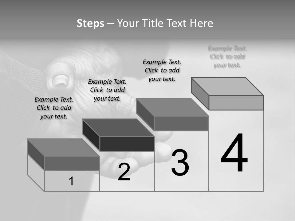 Person Old Grey PowerPoint Template