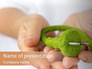 Abstract Environmentally Object PowerPoint Template