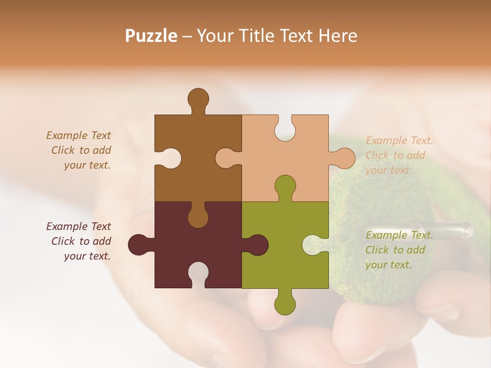 Abstract Environmentally Object PowerPoint Template