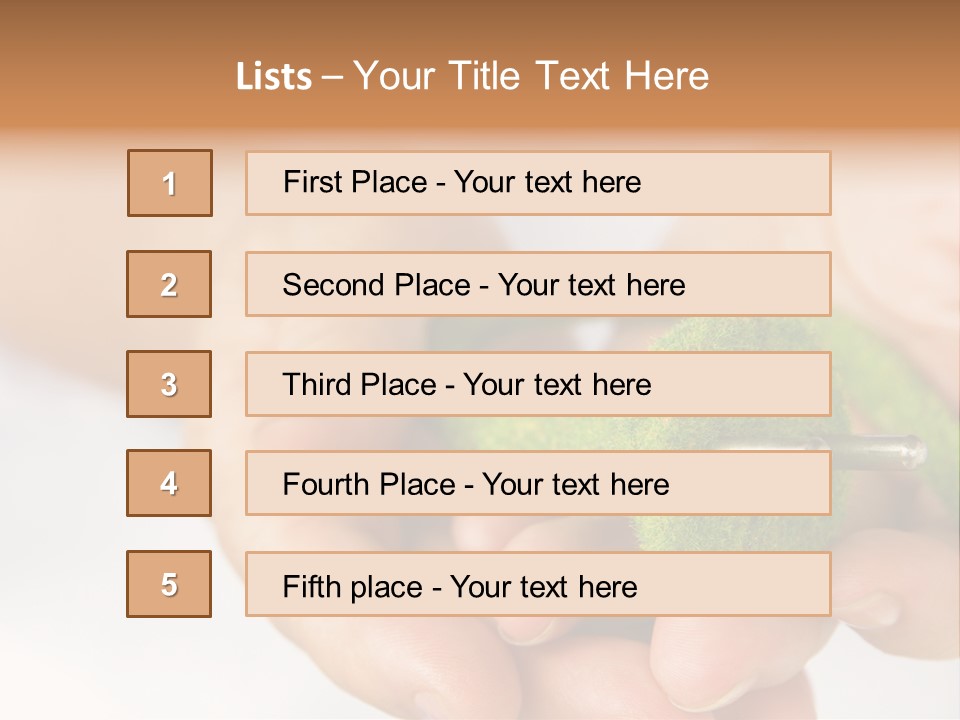 Abstract Environmentally Object PowerPoint Template