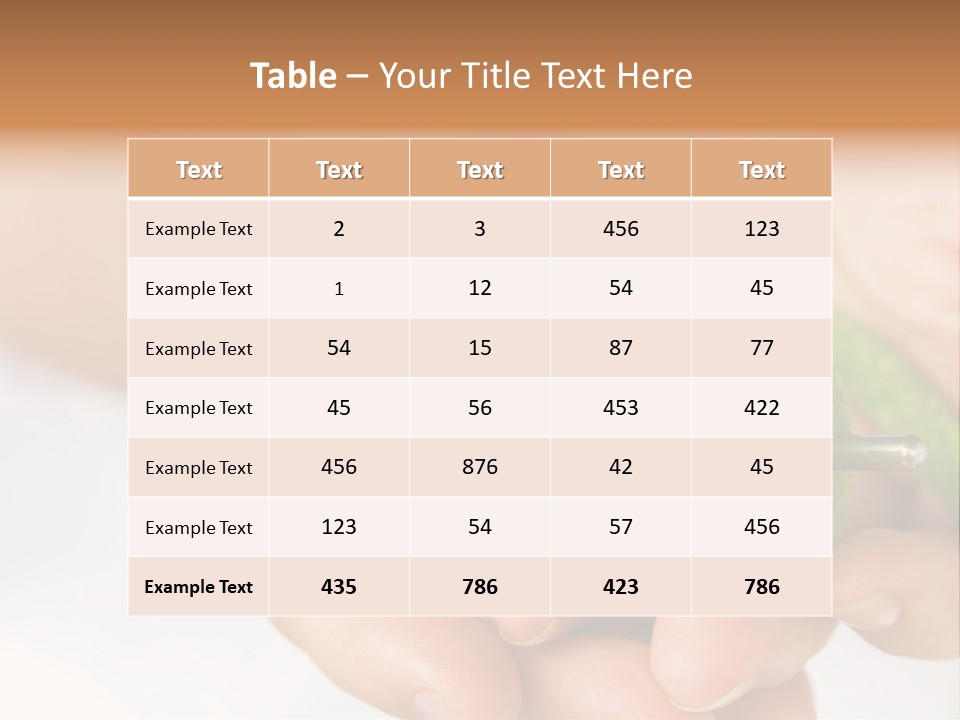 Abstract Environmentally Object PowerPoint Template