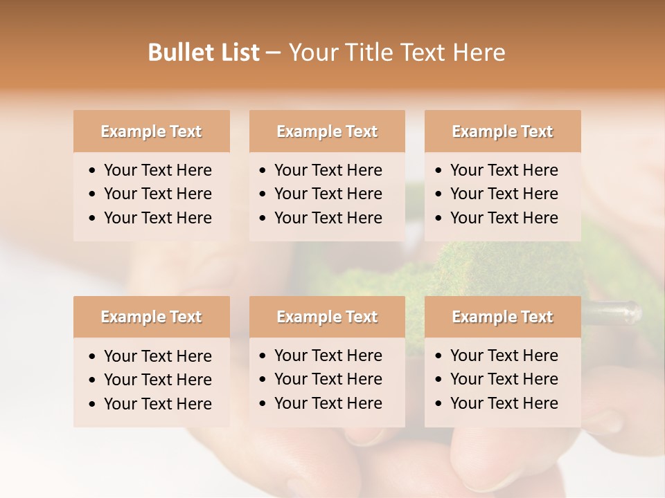 Abstract Environmentally Object PowerPoint Template