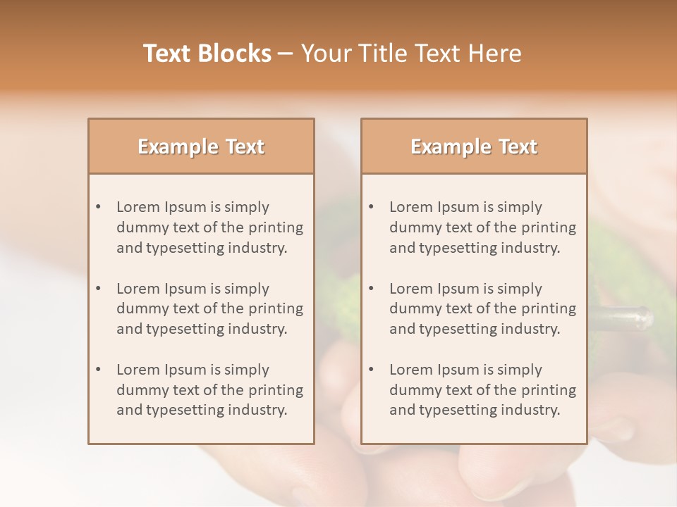 Abstract Environmentally Object PowerPoint Template