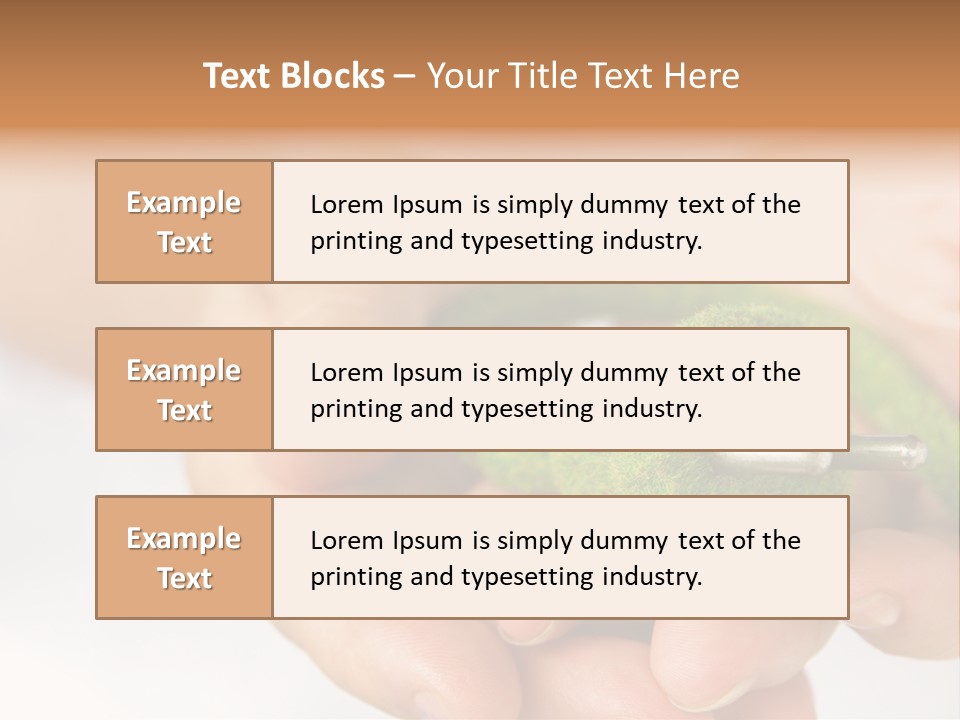 Abstract Environmentally Object PowerPoint Template