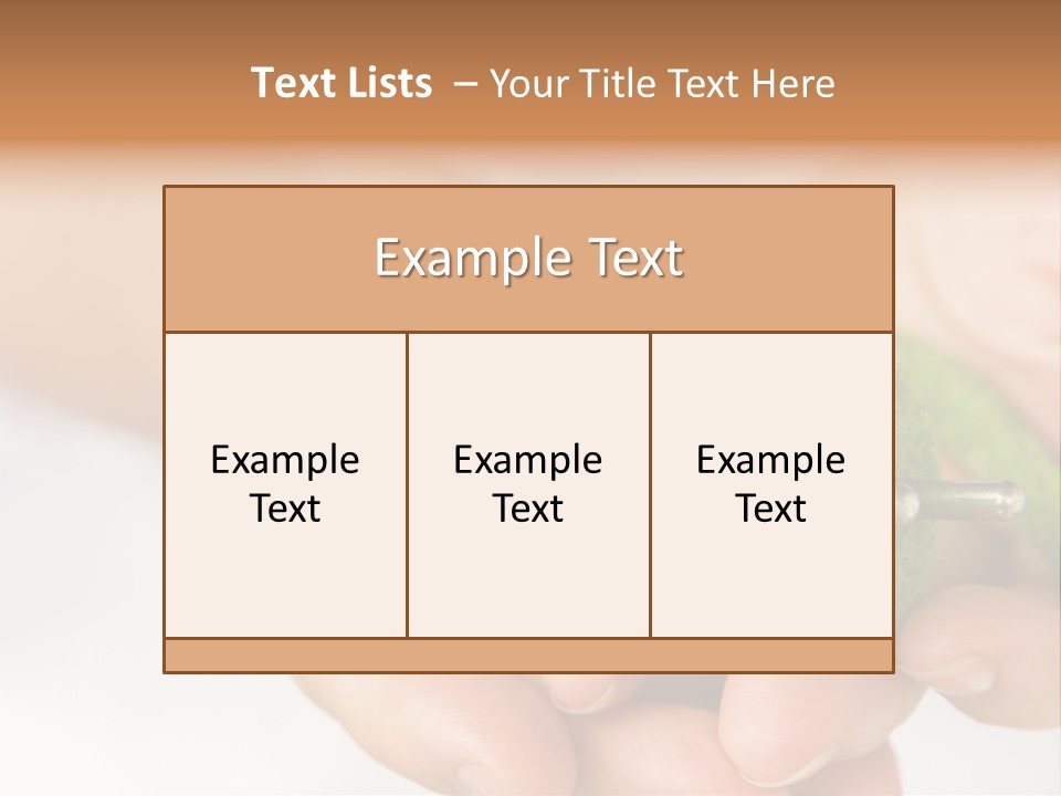 Abstract Environmentally Object PowerPoint Template