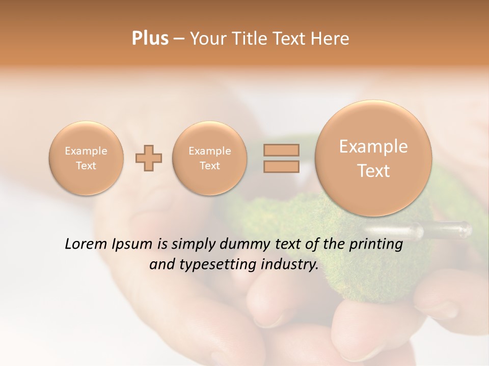 Abstract Environmentally Object PowerPoint Template
