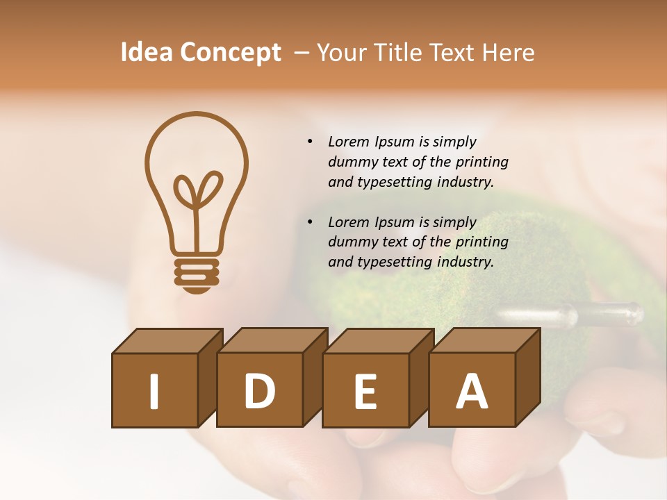 Abstract Environmentally Object PowerPoint Template