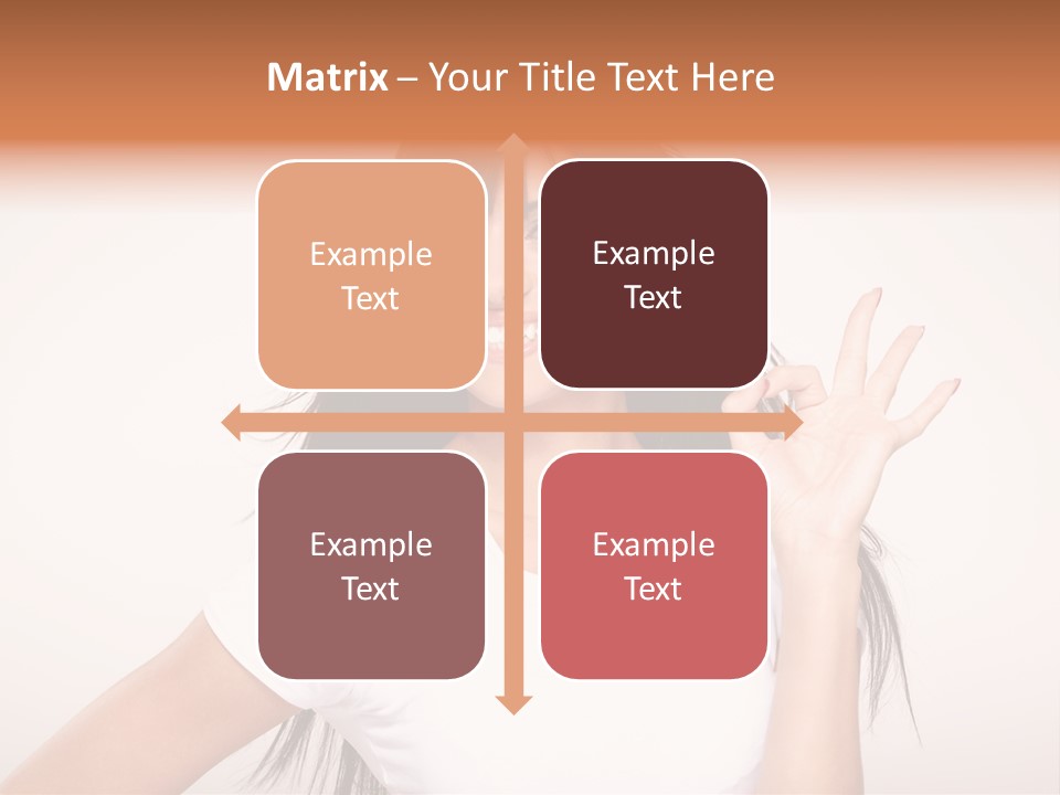 Beautiful Hand Hair PowerPoint Template