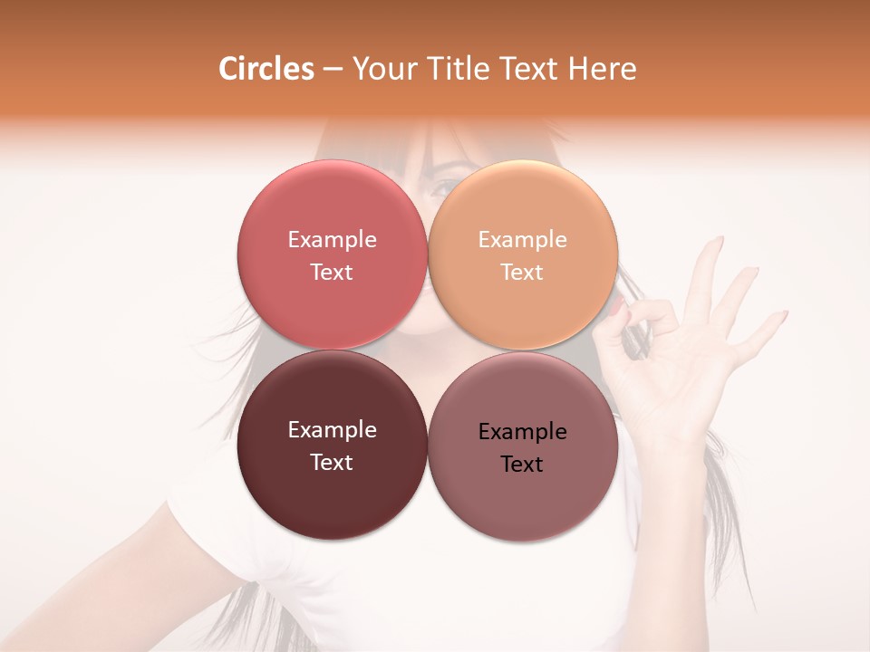 Beautiful Hand Hair PowerPoint Template