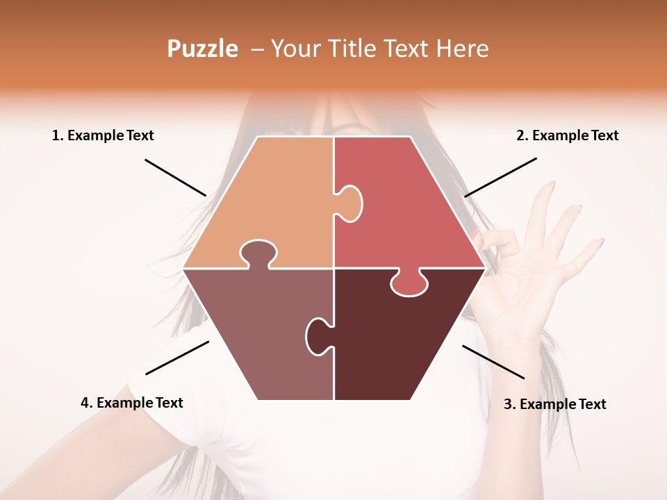 Beautiful Hand Hair PowerPoint Template