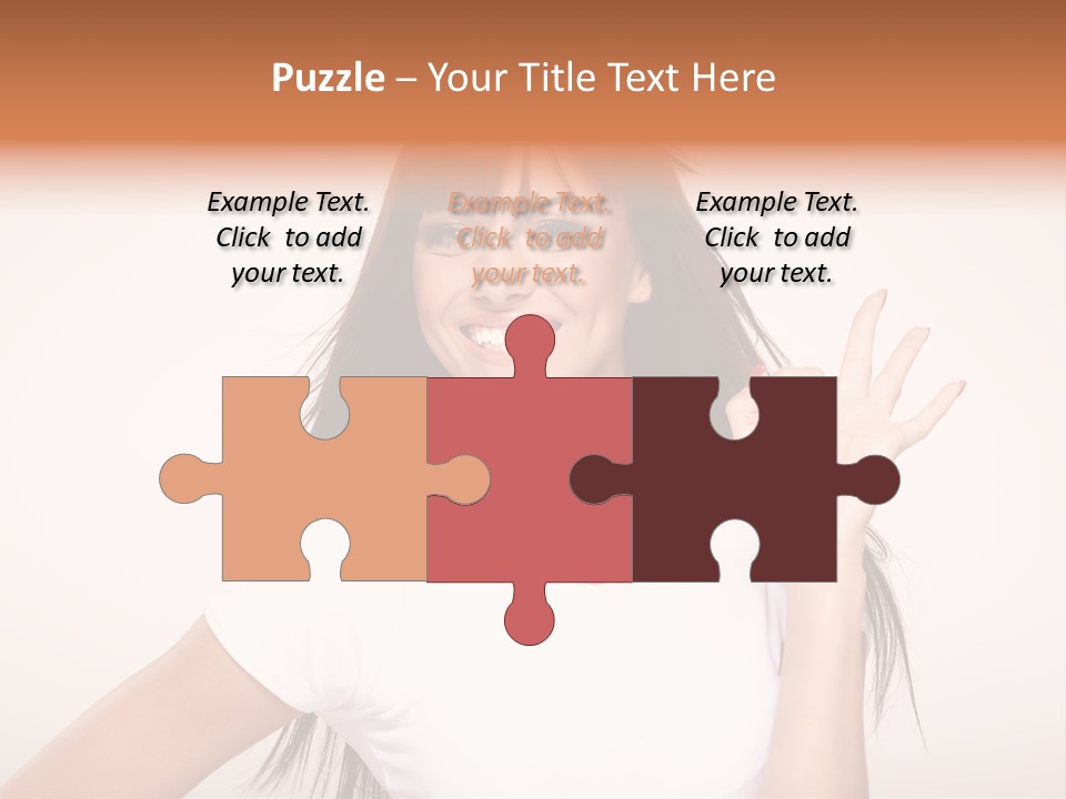 Beautiful Hand Hair PowerPoint Template