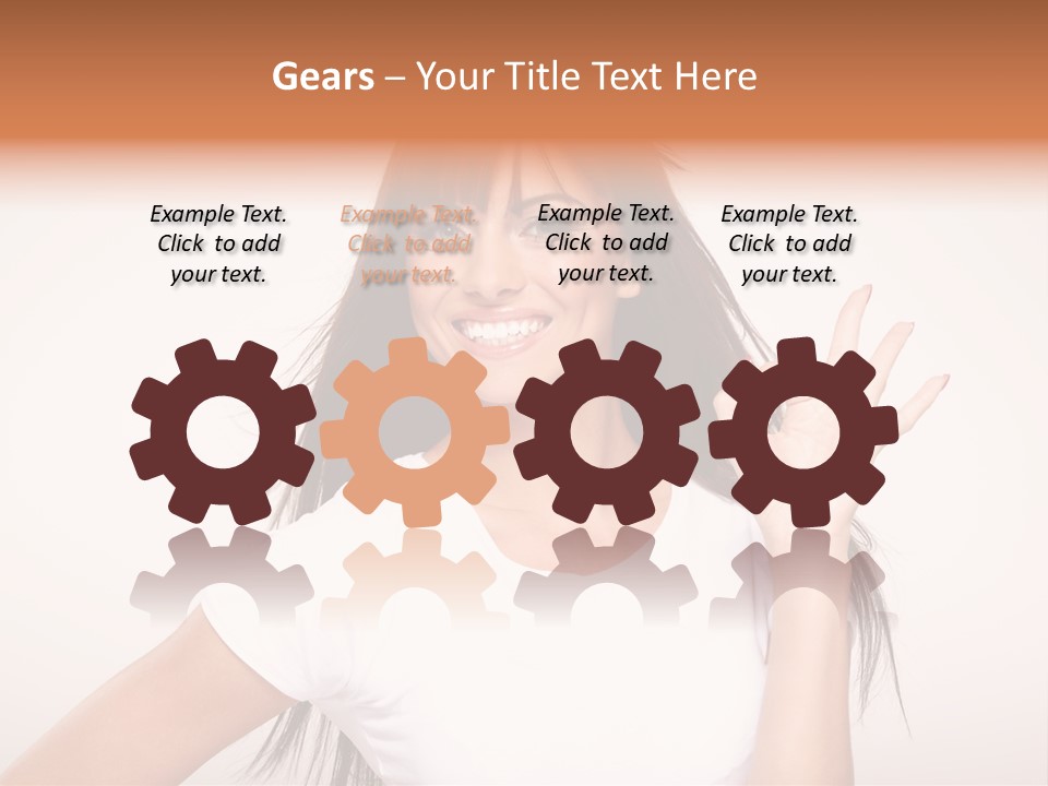 Beautiful Hand Hair PowerPoint Template