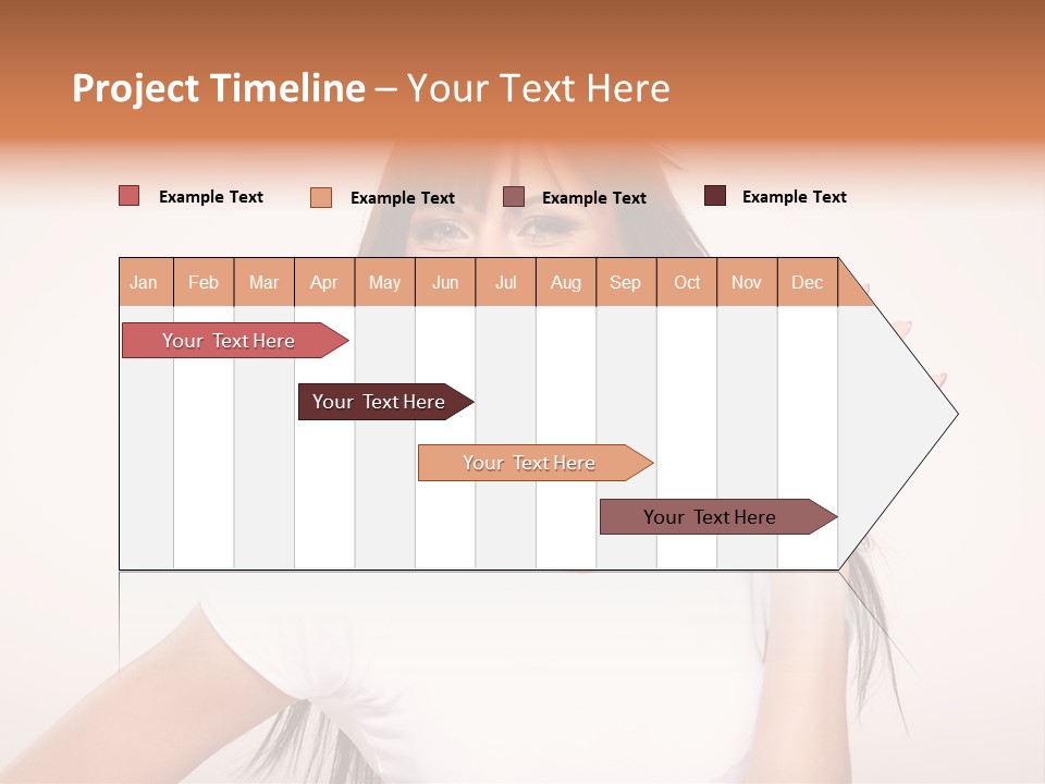Beautiful Hand Hair PowerPoint Template