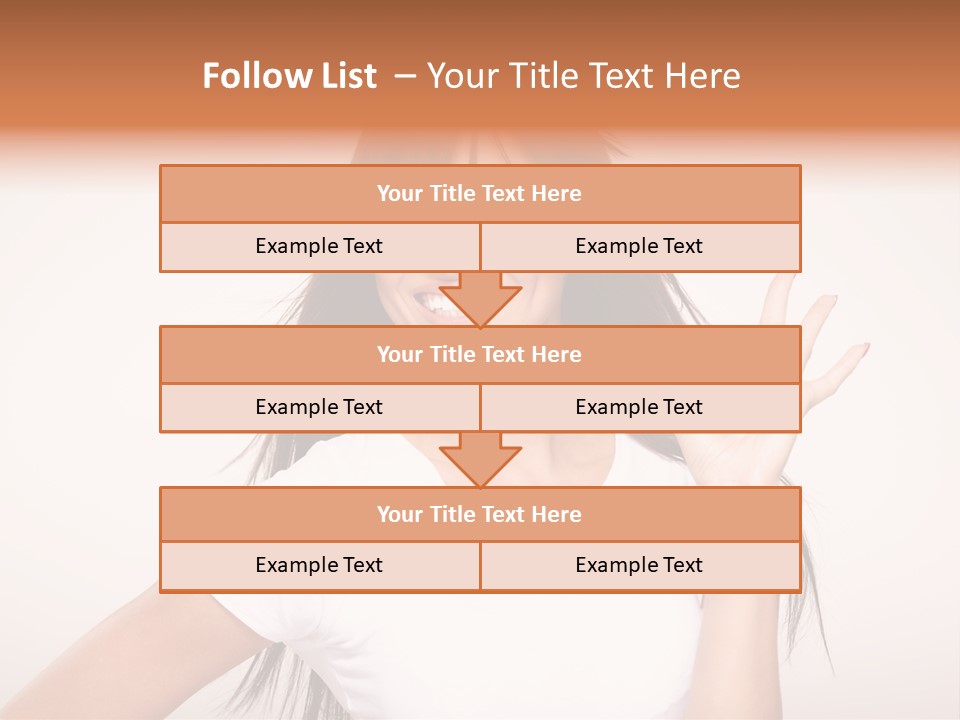 Beautiful Hand Hair PowerPoint Template