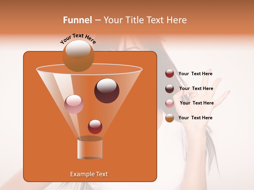 Beautiful Hand Hair PowerPoint Template