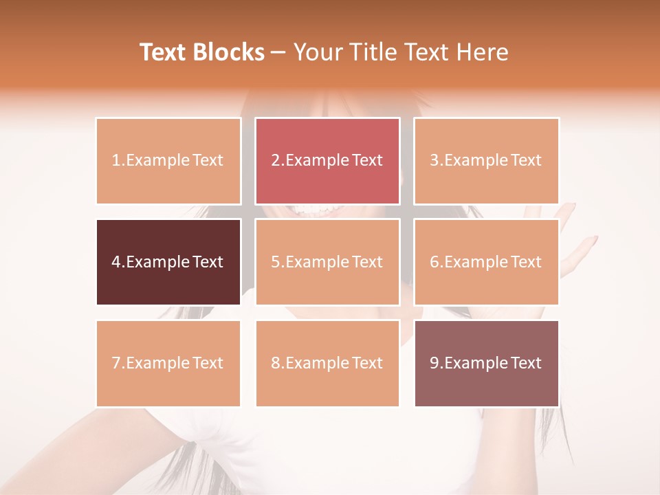 Beautiful Hand Hair PowerPoint Template