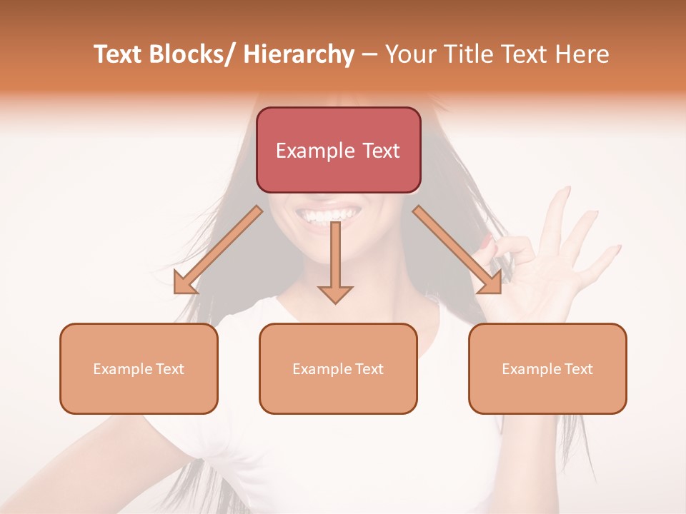 Beautiful Hand Hair PowerPoint Template