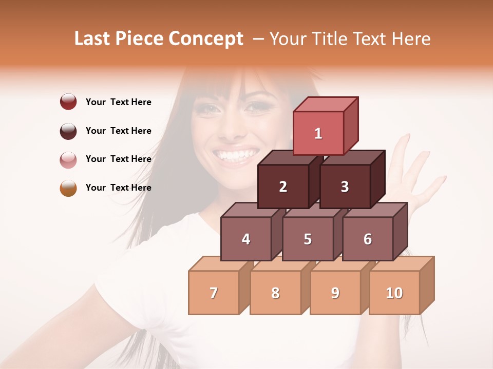 Beautiful Hand Hair PowerPoint Template