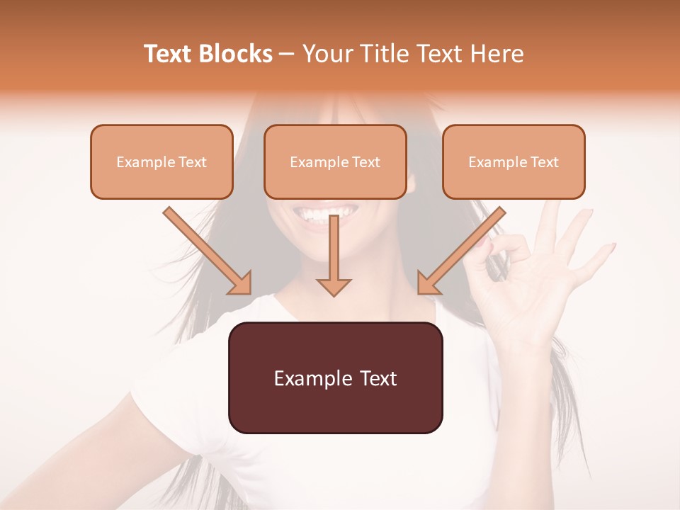 Beautiful Hand Hair PowerPoint Template