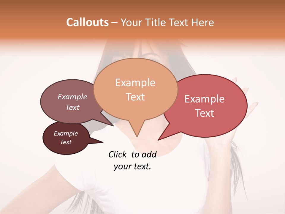 Beautiful Hand Hair PowerPoint Template