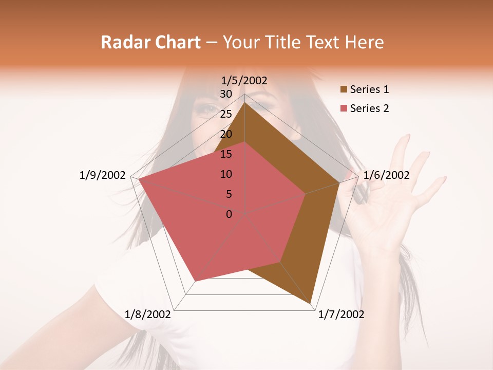 Beautiful Hand Hair PowerPoint Template