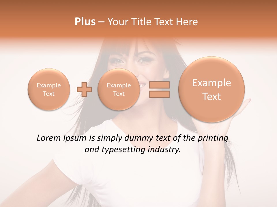 Beautiful Hand Hair PowerPoint Template