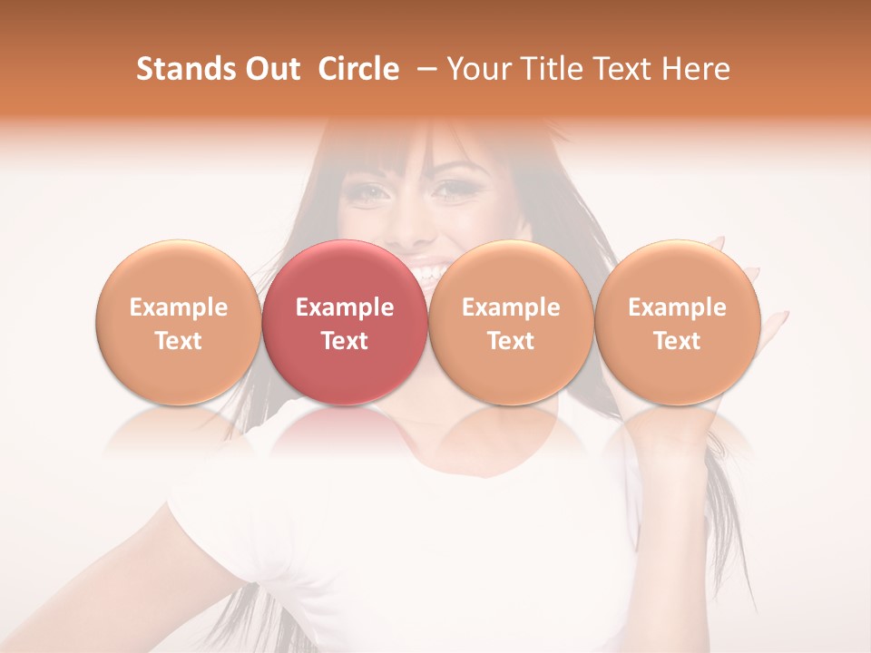 Beautiful Hand Hair PowerPoint Template