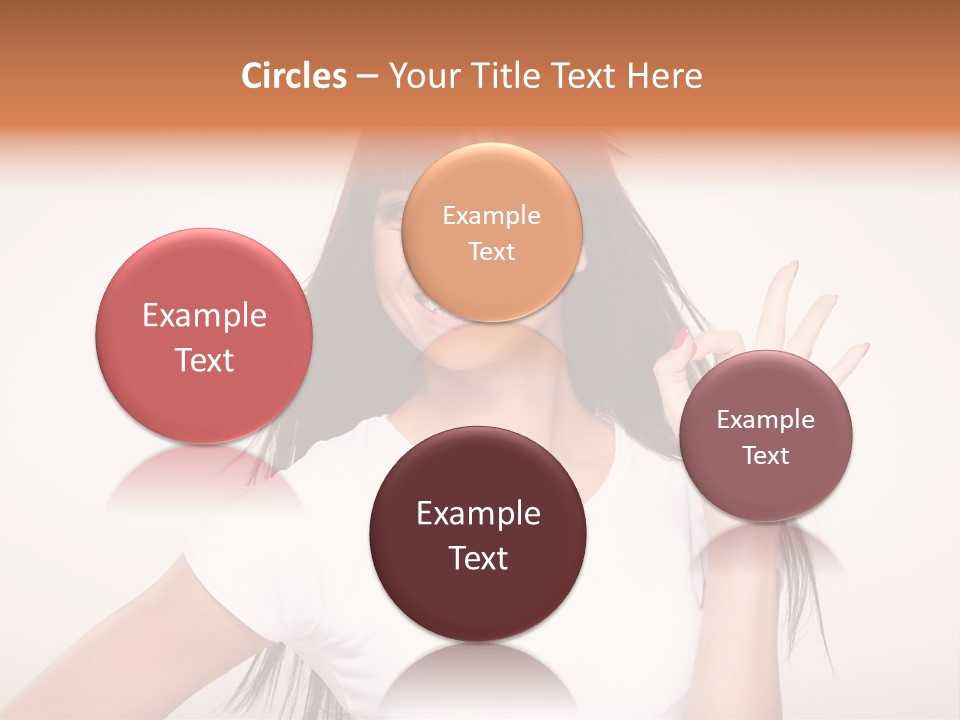 Beautiful Hand Hair PowerPoint Template