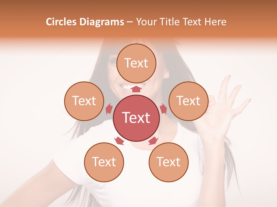 Beautiful Hand Hair PowerPoint Template