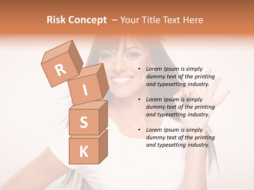 Beautiful Hand Hair PowerPoint Template