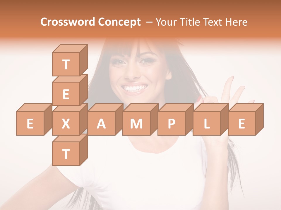 Beautiful Hand Hair PowerPoint Template