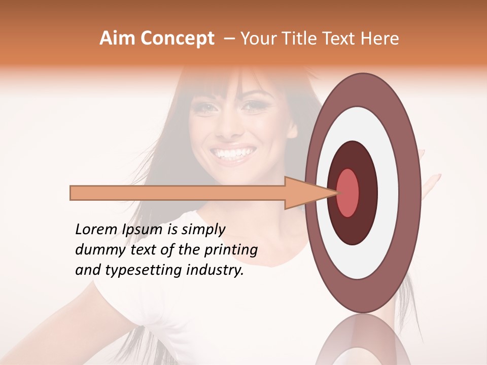 Beautiful Hand Hair PowerPoint Template