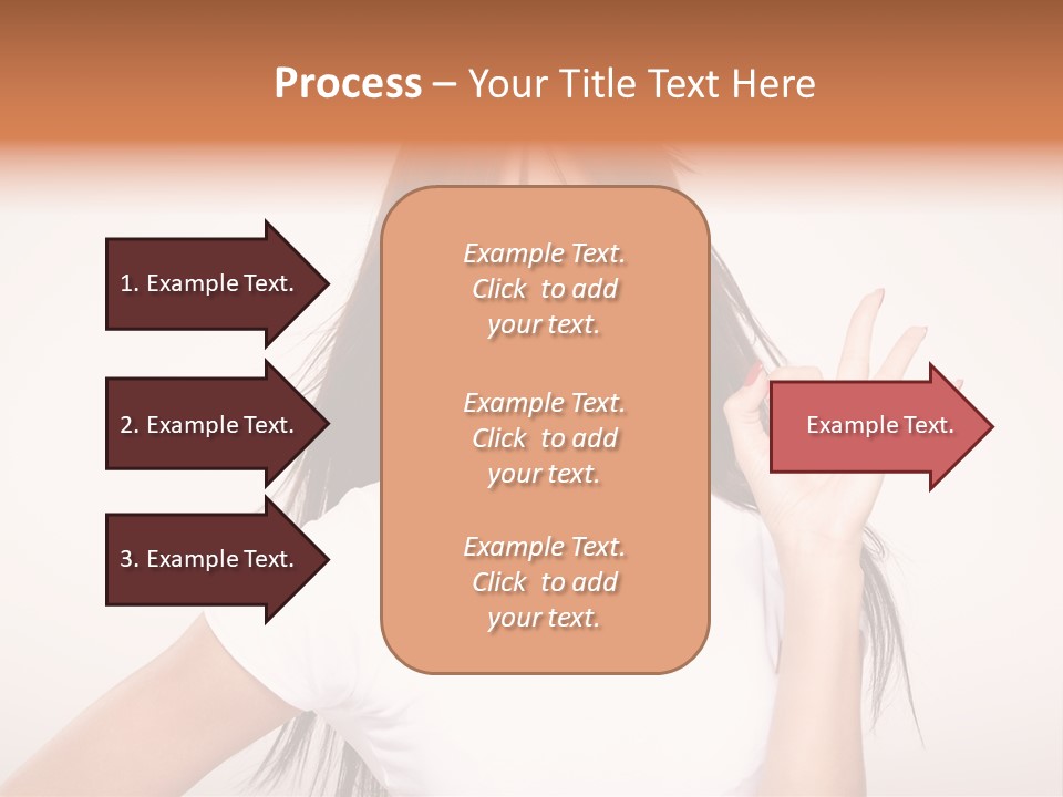 Beautiful Hand Hair PowerPoint Template