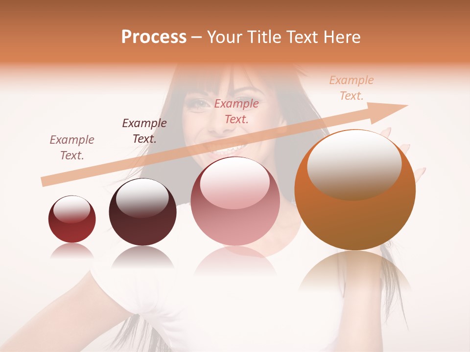 Beautiful Hand Hair PowerPoint Template